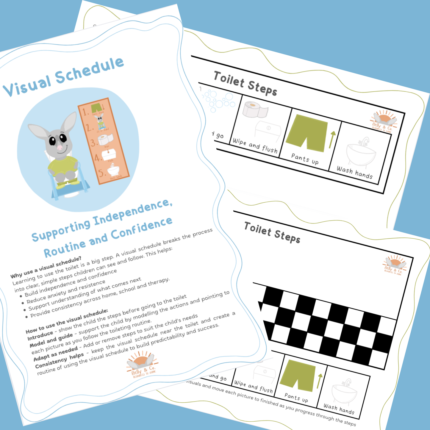 Belly's Toileting Schedules