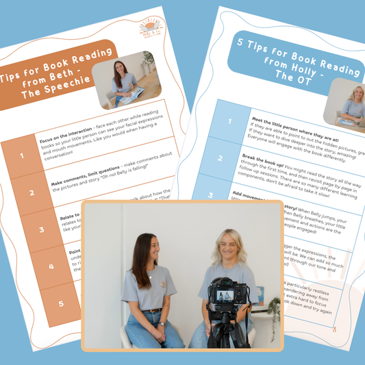 FREE WEBINAR: Beyond the Story | 10 Simple OT & Speechie Backed Tips to Support Book Reading